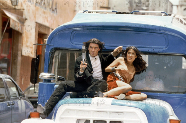 Once Upon a Time in Mexico (2003) - filmstill Salma Hayek, Antonio Banderas in Once Upon a Time in Mexico (2003) - - - E