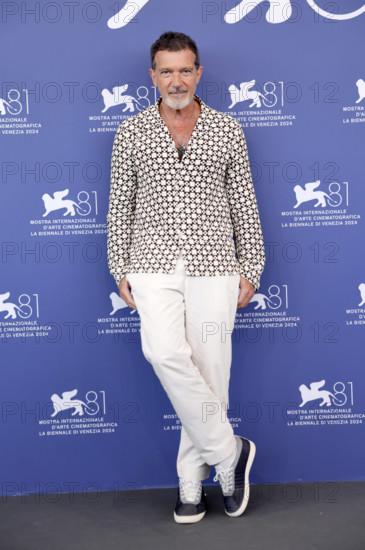Antonio Banderas beim Photocall zum Kinofilm Babygirl auf der Biennale di Venezia 2024 / 81. Internationale Filmfestspie