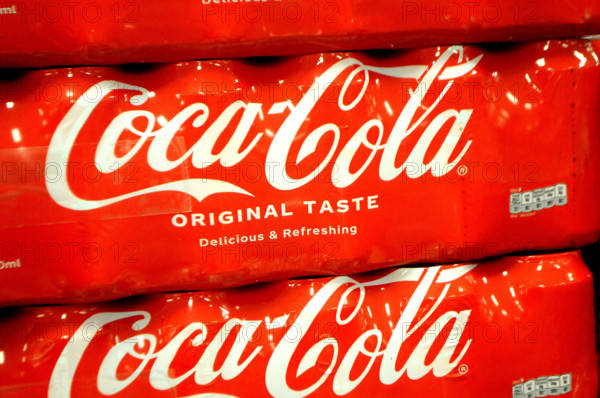 Coca cola cans in copenhagen denmark.