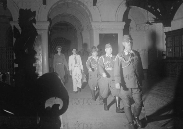 RECORD DATE NOT STATED  The War in the Far East- the Burma Campaign 1941-1945 The Surrender Ceremony at Rangoon 28 Augus