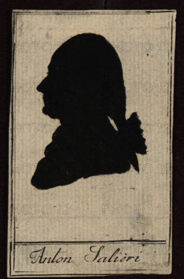 Antonio Salieri (1750-1825), composer. Johann Hieronymus Delete Kohl (1753-1807), publishing house Copyright: xpiemagsx