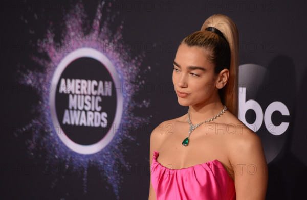 LOS ANGELES, CALIFORNIA - NOVEMBER 24: Dua Lipa attends the 2019 American Music Awards at Microsoft Theater on November