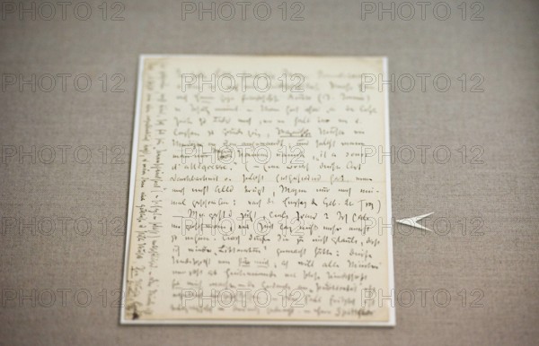 Weimar Ein Brief von Brief von Friedrich Nietzsche an Heinrich Köselitz 26 02 1888 liegt im Goeth