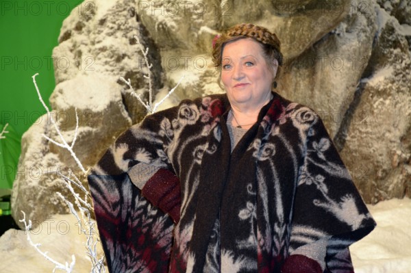 Marianne Saegebrecht beim Fototermin am Set des Kinofilms Pettersson und Findus 2 in den MMC Studios