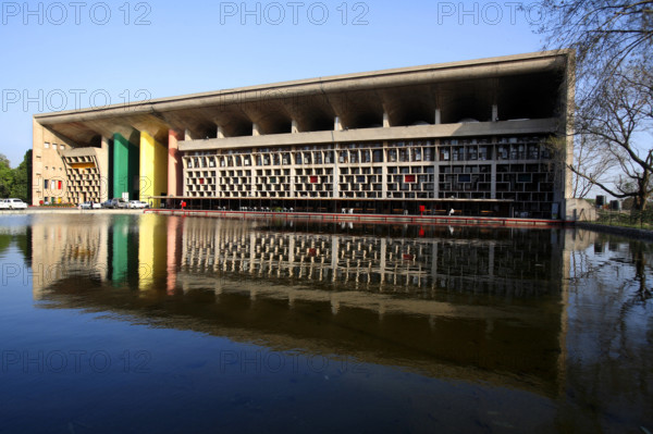 High court building of Chandigarh Union Territory ; India Copyright: xManoejxPaateel/DinodiaxPhotox