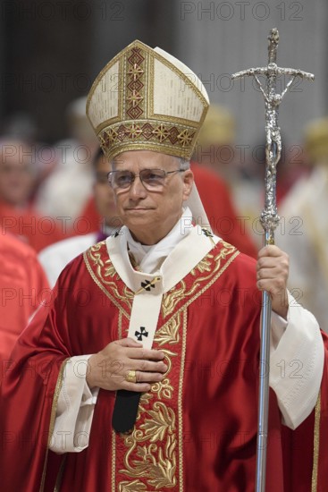 ITALY - POPE LEO XIV DURING A MASS ON THE DAY OF SAINTS PETER AND PAUL FEAST AT ST PETER'S BASILICA IN THE VATICAN - 2025/6/29
