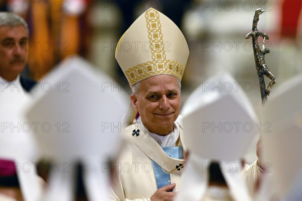 ITALY - POPE LEO XIV   PRESIDES OVER HOLY MASS ON THE OCCASION OF THE JUBILEE OF THE HOLY SEE IN SAINT PETER'S BASILICA  AT  THE  VATICAN - 2025/6/9