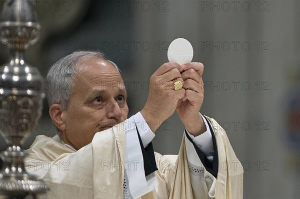 ITALY - POPE FRANCIS PRESIDES OVER THE MASS FOR OUR LADY OF GUADALUPE IN ST PETER'S BASILICA AT THE VATICAN - 2024/12/12