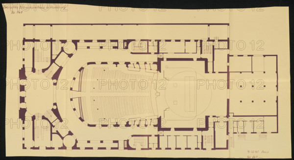 German Schauspielhaus, Hamburg: floor plan 1: 100 Copyright: xpiemagsx archberppie01082022-84667 !ACHTUNG AUFNAHMEDATUM