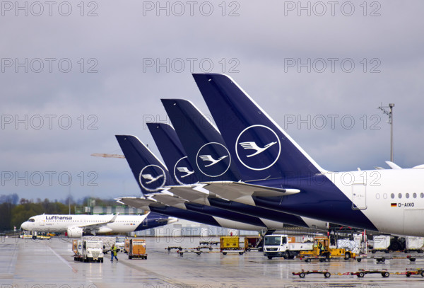 Press event Lufthansa is flying to Munich again for the first time after a three-year break with an Airbus A380, the lar