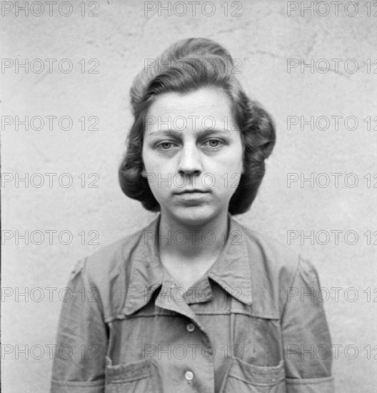 The Liberation of Bergen-belsen Concentration Camp 1945- Portraits of Belsen Guards at Celle Awaiting Trial, August 1945