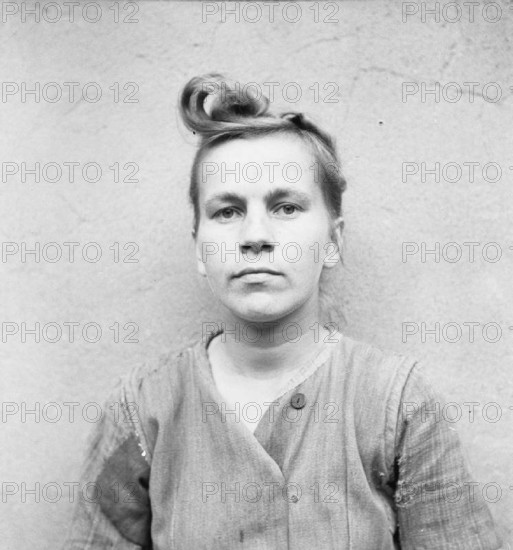 The Liberation of Bergen-belsen Concentration Camp 1945- Portraits of Belsen Guards at Celle Awaiting Trial, August 1945