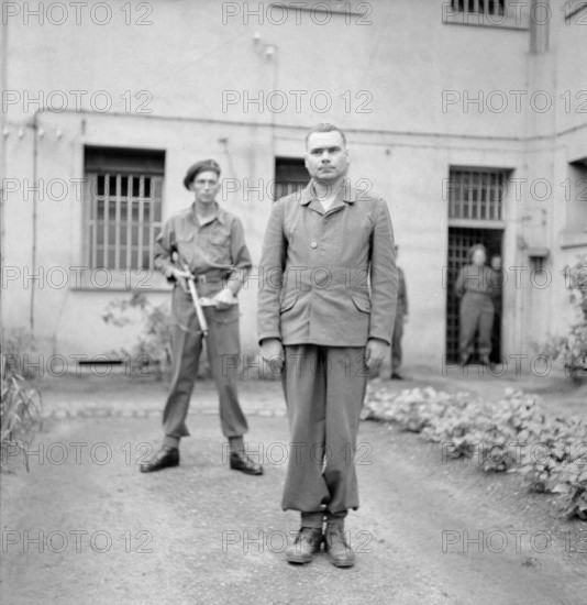 The Liberation of Bergen-belsen Concentration Camp 1945- Portraits of Belsen Guards at Celle Awaiting Trial, August 1945