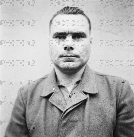 The Liberation of Bergen-belsen Concentration Camp 1945- Portraits of Belsen Guards at Celle Awaiting Trial, August 1945