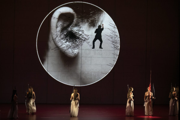 OPER - Szene am 27.03.2023 während der Fotoprobe zur Oper - Tannhäuser von Richard Wagner - im Großes Festspielhaus, Sal