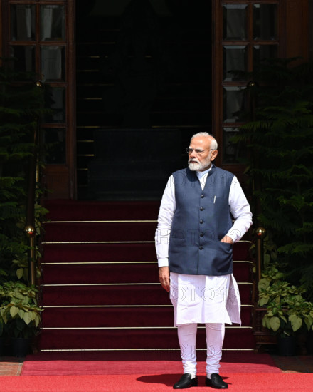 PM Narendra Modi And New Zealand PM Christopher Luxon Meeting At Hyderabad House