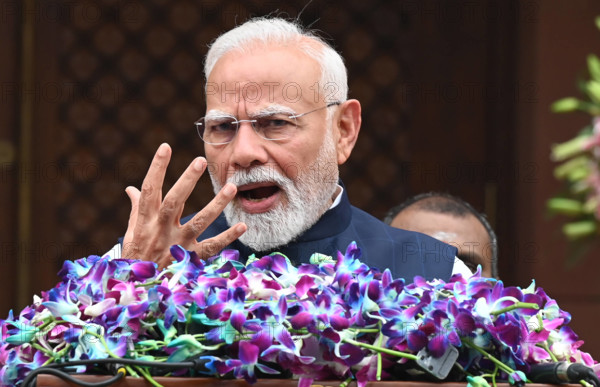 Prime Minister Narendra Modi Addresses Media On First Day Of Parliament Session