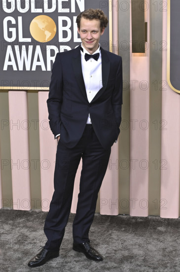 Felix Kammerer bei der Verleihung der 80. Golden Globe Awards im Beverly Hilton Hotel. Beverly Hills, 10.01.2023 *** Fel