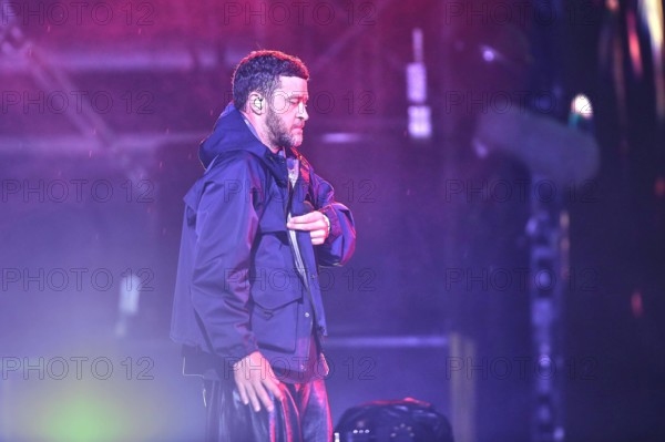 Berlin, Deutschland, 12.07.2025: Olympiastadion: Lollapalooza: Justin Timberlake *** Berlin, Germany, 12 07 2025 Olympia