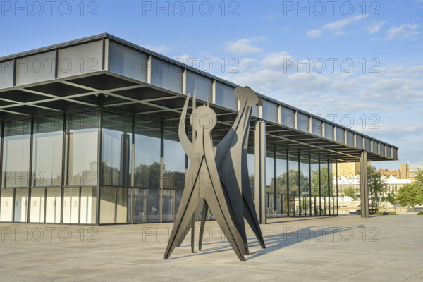 Neue Nationalgalerie, Kulturforum, Potsdamer Straße, Tiergarten, Mitte, Berlin, Deutschland *** Neue Nationalgalerie, Ku