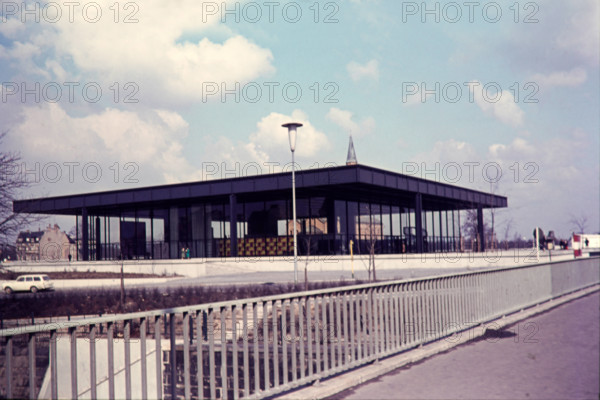 Nationalgalerie GER, 20210110, Aufnahme Berlin, ca. 1969, neue nationalgalerie, von Ludwig Mies van der Rohe *** Nationa