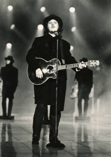 Italian singer and songwriter Zucchero Sugar Fornaciari, 1980s PUBLICATIONxNOTxINxITA