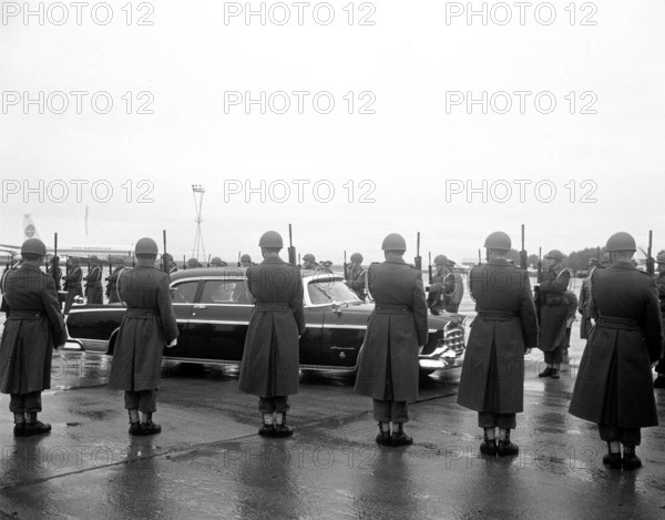 Trip to Europe: Arrival in Vienna, Austria 10:50AM; White House Army Signal Agency (WHASA) staff in Vienna. Austrian mil