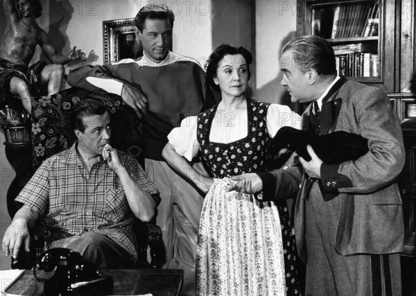 Seine Tochter ist der Peter Österreich 1955 Regie Gustav Fröhlich Darsteller Wolf Albach Retty