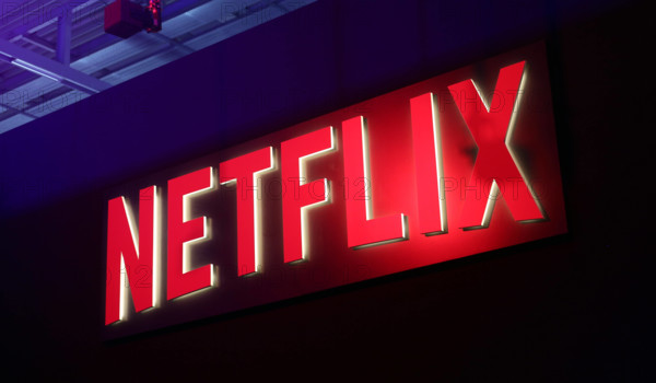 23.08.2023, gamescom in Köln. Stand von Netflix mit Logo. 23.08.2023, gamescom in Köln 23.08.2023, gamescom in Köln ***