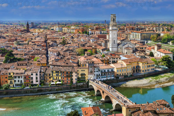Luftaufnahme von Verona, Italien