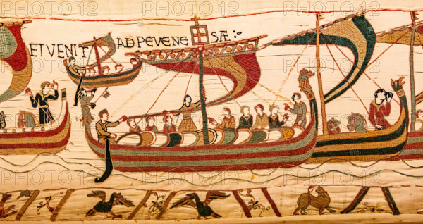 Bayeux cathedral mural decors, normandy, France BAYEUX, FRANCE, MAY 14, 2024 : mural decors of Bayeux, cathedral, norman