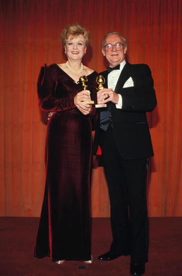 **FILE PHOTO** Angela Lansbury Has Passed Away. Angela Lansbury And Edward Woodward at the 44th Golden Globe Awards on J