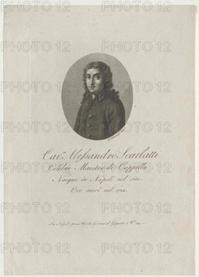 Scarlatti, Alessandro. Copyright: xpiemagsx ausnl080421-181342 !ACHTUNG AUFNAHMEDATUM GESCHÄTZT!