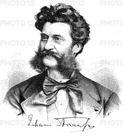 Johann Baptist Strauss, 1825-1899, Austro-German conductor and composer Johann Baptist Strauss, 1825-1899, Austro-German
