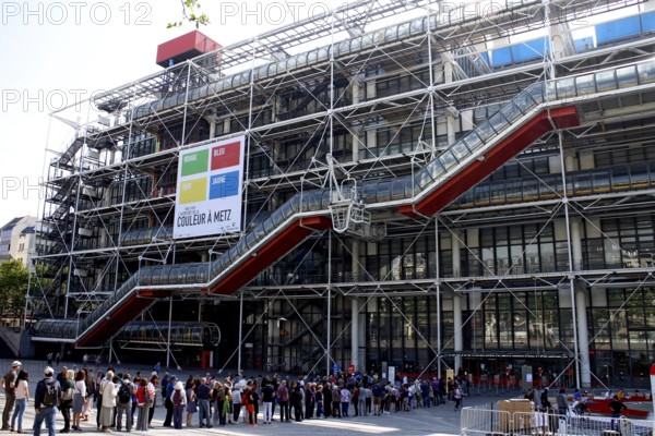 Centre national d art et de culture Georges Pompidou in Paris, 25.05.2018 *** Georges Pompidou in Paris 25 05 2018 Foto