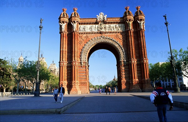 Triumphal Arch in Barcelona