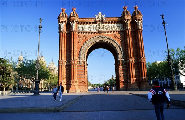 L'Arc de Triomphe à Barcelone