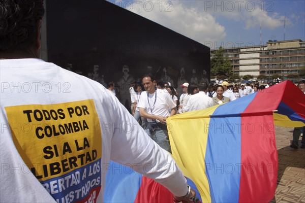 COLOMBIE-MANIFESTATION ANTI FARC