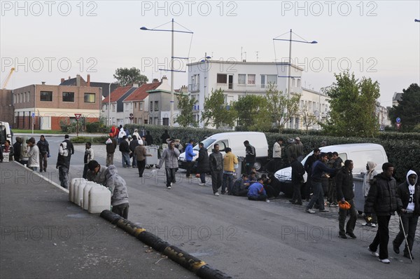 Illegal migrants Calais