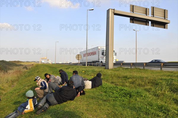 Illegal migrants Calais