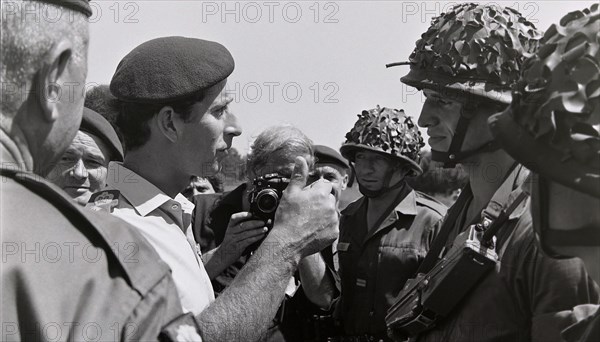 Prince Charles visits the French 11th Parachute Brigade