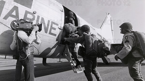 Tournage du film "Les uns et les autres" de Claude Lelouch