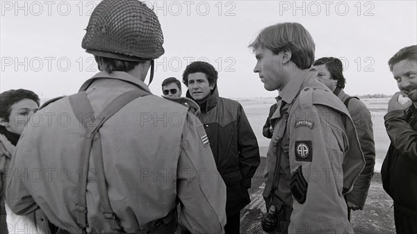 Tournage du film "Les uns et les autres" de Claude Lelouch