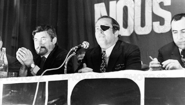 Premier meeting du Front National, le 7 novembre 1972