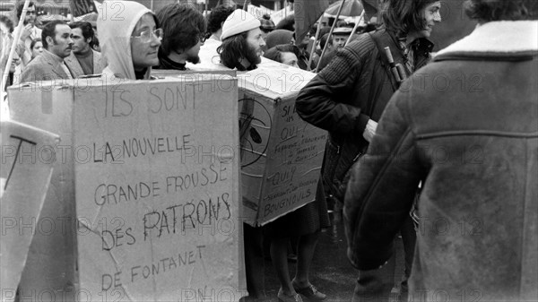 Annual demonstration for Labor Day, Paris, 1973