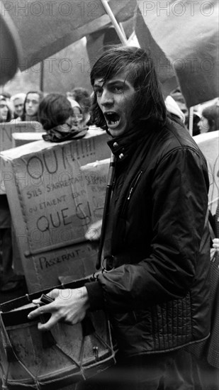 Manifestation du 1er mai 1973 à Paris