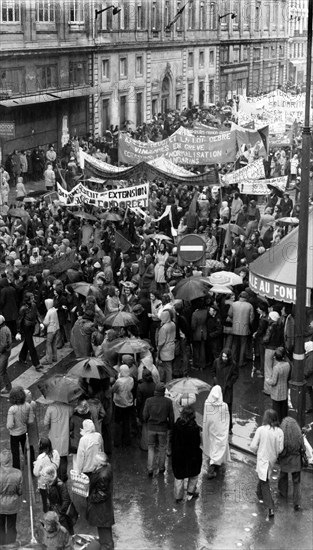 Annual demonstration for Labor Day, Paris, 1973