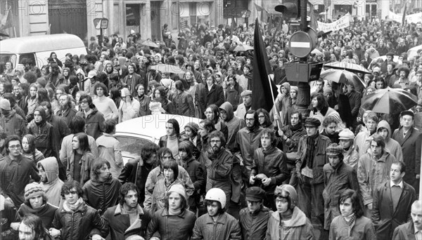 Annual demonstration for Labor Day, Paris, 1973