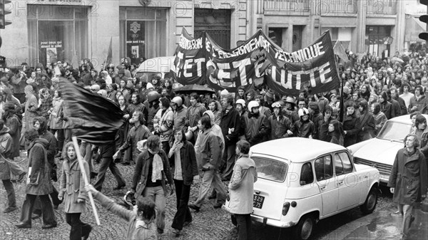 Annual demonstration for Labor Day, Paris, 1973