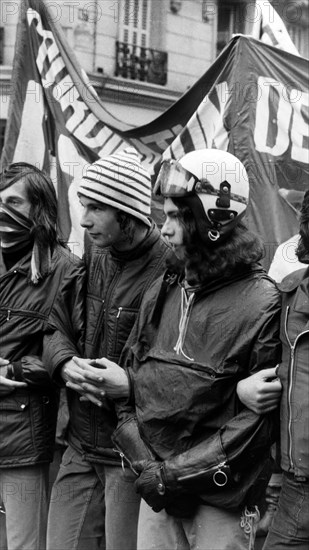 Annual demonstration for Labor Day, Paris, 1973